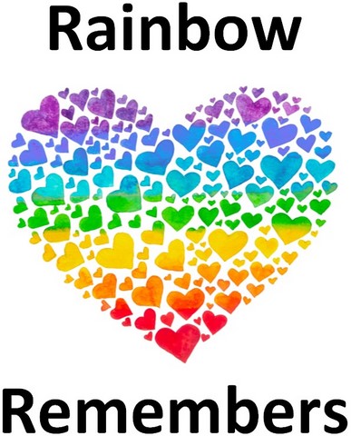 Rainbow Remembers COVID19 Logo